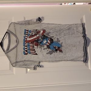 Captain America sheer shirt